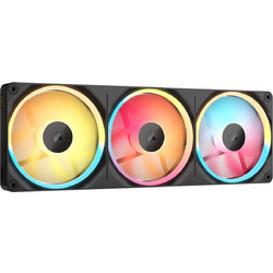 Corsair iCUE LINK LX360-R Unified Frame Case Fan 120mm RGB με Σύνδεση 3-Pin 4-Pin PWM 3τμχ Black