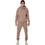 Body Action Ανδρικό Παντελόνι Φόρμας Fleece με Λάστιχο Ταμπά 023627