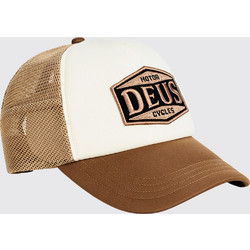 Deus Ex Machina Ανδρικό Καπέλο Jockey με Δίχτυ Snapback Υφασμάτινο Λευκό Ταμπά D263MHA181-CBN