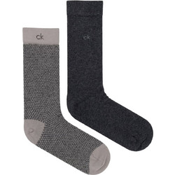 Calvin Klein Ανδρικές Κάλτσες Ψηλές με Σχέδια 2Pack 701241442-003
