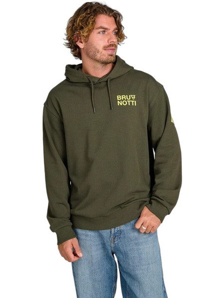 Brunotti Ανδρικό Φούτερ με Κουκούλα Χακί 1-2621120027-6992
