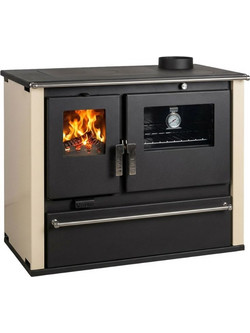 Verso CS Plus Ivory Right Ξυλόσομπα με Φούρνο 7.7kW
