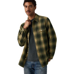 Levi's Ανδρικό Πουκάμισο Βαμβακερό Καρό Μακρυμάνικο Overshirt Χακί 19573-0304