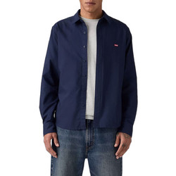 Levi's Ανδρικό Πουκάμισο Βαμβακερό Μακρυμάνικο Κανονική Γραμμή Overshirt Navy Μπλε 0086A-0005