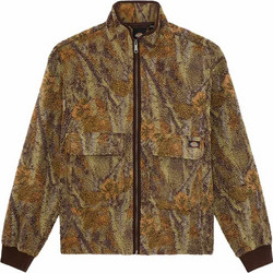 Dickies Ανδρική Ζακέτα Fleece με Φερμουάρ Καφέ DK0A8D38CF0