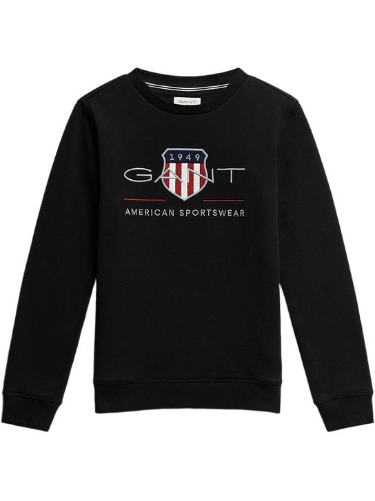 Gant Archive Shield Παιδικό Φούτερ Μαύρο 3G813100025-5