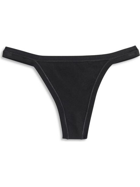 Cotonella Βαμβακερά Γυναικεία String Μαύρα 3Pack GD498-0003