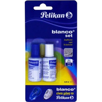 Pelikan Blanco Υγρό Διορθωτικό Και Διαλυτικό Σετ 2X20ml 11093120