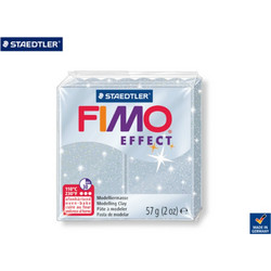 STAEDTLER ΠΗΛΟΣ 57gr FIMO EFFECT GLITTER SILVER