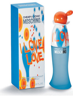 Moschino Cheap & Chic I Love Love Γυναικείο Αποσμητικό Spray Χωρίς Αλουμίνιο 50ml