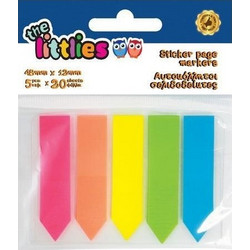 The Littlies Σελιδοδείκτες Βέλος 48x12εκ. 20 Φύλλα - 5 Χρώματα (0646539)