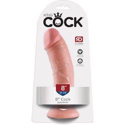 Pipedream King Cock 8" Ρεαλιστικό Dildo με Βεντούζα 20cm Flesh