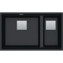 Franke Kubus 2 KNG 120 Υποκαθήμενος Νεροχύτης Γρανίτη Onyx 76x46cm