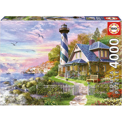Puzzle Educa Lighthouse At Rock Bay 4000 Κομμάτια