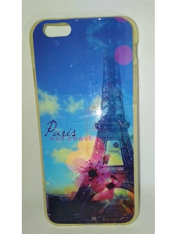 Θήκη Case Silicone Apple Iphone 6/6s Blue Paris monamour (OEM)