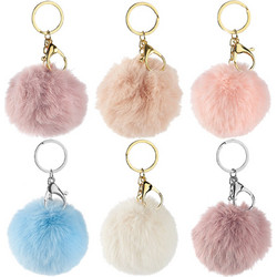 Μπομπονιέρα Βάπτισης Μπρελόκ Γούνινο Pom Pom 0140.19512