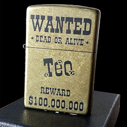 Wanted Dead or Alive! Προσωποποιημένος Αναπτήρας Zippo(R)