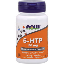 Now Foods 5-HTP 50mg 30 Κάψουλες