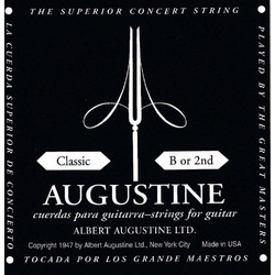 Augustine Classic Black E6w Χορδή Κλασικής Κιθάρας E Light Tension