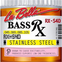 La Bella RX-S4D Σετ 4 Χορδές Ηλεκτρικού Μπάσου Stainless Steel 45-105"