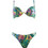 Gsecret Bikini Set με Ενίσχυση Brazil Floral Πράσινο Y2014-6322