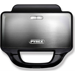 Pyrex SB-230 Τοστιέρα με Κεραμικές Αποσπώμενες Πλάκες για 2 Τοστ 1200W Ombre