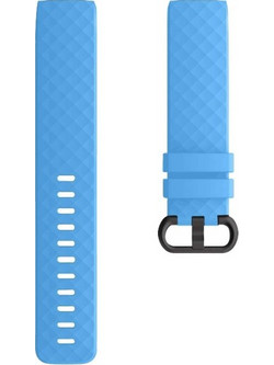 Senso Λουράκι Σιλικόνης Light Blue (Fitbit Charge 3 9mm)