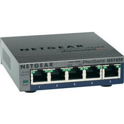 Netgear GS105E Unmanaged L2 Switch με 5 Θύρες Ethernet 1Gbps