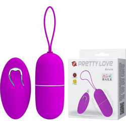 Pretty Love Arvin Δονητής Egg για Ζευγάρια με Τηλεχειριστήριο 8cm Μωβ