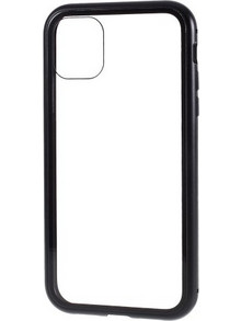 Μεταλλική Μαγνητική Θήκη 360 μοιρών (Detachable Metal Frame) για iPhone 11 Pro - Μαύρο
