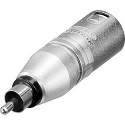 Neutrik NA-2MPMM - Προσαρμογέας από Male XLR 3 πόλων σε RCA Male