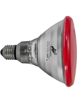 ΛΑΜΠΑ ΣΚΛΗΡΑΣ ΥΑΛΟΥ R115 ΘΕΡΜΑΝΣΕΩΣ Ε27 175W 240V ΚΟΚΚΙΝΗ