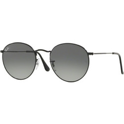 Ray-Ban RB3447N 002/71 Ανδρικά Γυαλιά Ηλίου Στρογγυλά Μεταλλικά Μαύρα με Μαύρο Degradee Φακό
