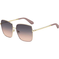 Kate Spade Fentongs Gold Γυναικεία Γυαλιά Ηλίου Τετράγωνα Μεταλλικά Χρυσά με Γκρι Polarized Φακό