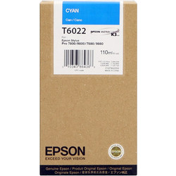 Epson T6022 Cyan Μελάνι Εκτυπωτή Inkjet C13T602200