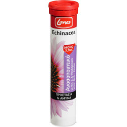 Lanes Echinacea Μέλι Λεμόνι 20 Αναβράζοντα Δισκία