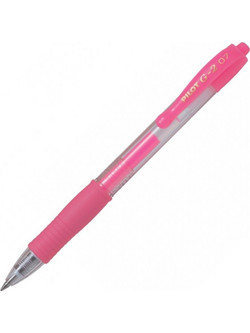 Pilot G-2 Στυλό Gel 0.7mm Νέον Κόκκινο BL-G2-7NR