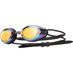 TYR Blackhawk Racing Mirrored Γυαλάκια Κολύμβησης Ενηλίκων Αντιθαμβωτικά Μαύρα Χρυσά