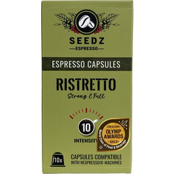 Seedz Coffee Κάψουλες Espresso Roasters Ristretto Συμβατές με Μηχανή Nespresso 10τμχ