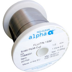 ZINN 1 ΚΟΛΛΗΣΗ ΓΙΑ ΗΛΕΚΤΡΟΝΙΚΑ ΕΞΑΡΤΗΜΑΤΑ 60-40 1mm 250gr