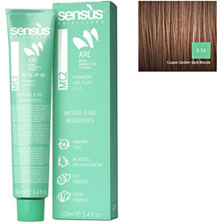 Sens.Us MC2 6.34 Copper Golden Dark Blonde Μόνιμη Βαφή Μαλλιών Χωρίς Αμμωνία 100ml