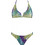 Gsecret Bikini Set Τριγωνάκι με Ενίσχυση Ψηλόμεσο Brazil Floral Πράσινο C9281-12464