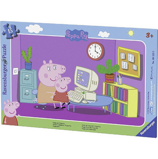 Παιδικό Puzzle Ravensburger Peppa το Γουρουνάκι 15 Κομμάτια