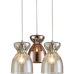 Home Lighting Domenico Κρεμαστό Φωτιστικό Οροφής Πολύφωτο Μπρονζέ 77-3718