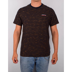 Barbour Ανδρικό T-Shirt 100% Βαμβάκι με Ρίγες και Στρογγυλή Λαιμόκοψη, Regular Fit, σε χρώμα Μπλε