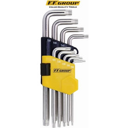 Torx με Τρύπα Μακρυά Σετ 9 Τεμαχίων FFGroup 34755