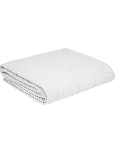 Κουβέρτα πικέ μονή 160x240cm λευκή 280gr m Πολύ απαλή c373416