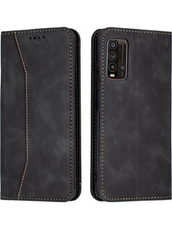 Bodycell Pu Leather Book Case Black (Xiaomi Redmi 9T)