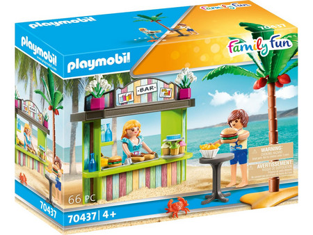 Playmobil Family Fun Beach Snack Bar για 4+ Ετών 70437