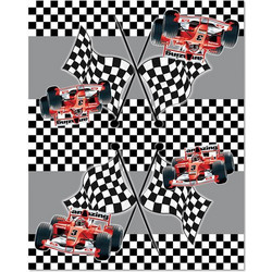 Τραπεζομάντηλο πλαστικό race car 54x72εκ